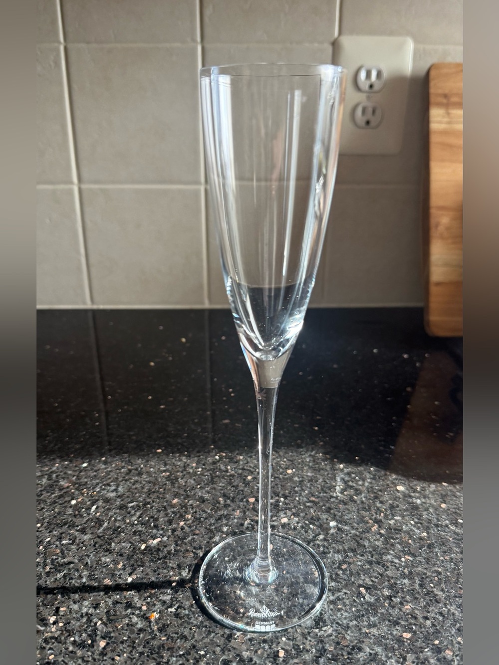 Rosenthal Clear Crystal Champagne Flute in Clear Glass